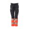 Mascot ACCELERATE SAFE Damen Hose mit Knietaschen 19678-236 Marineblau/Rot 76C34 215 g/m²