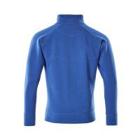 Mascot CROSSOVER Sweatshirt mit kurzem Reißverschluss 50611-971 Azurblau 2XL 290 g/m²