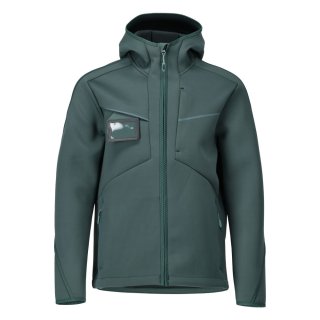 Mascot CUSTOMIZED Softshell Jacke mit Kapuze 22086-662 Grün 2XL 470 g/m²