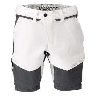 Mascot CUSTOMIZED Shorts 22149-605 Weiß/Anthrazitgrau 24C44 180 g/m²