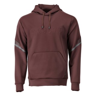 Mascot CUSTOMIZED Fleece Kapuzensweatshirt 22186-608 Bordeaux 2XL 360 g/m²