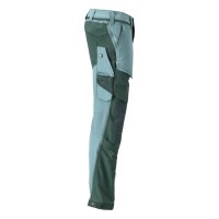 Mascot CUSTOMIZED Hose mit Knietaschen 22279-605 Hell Waldgrün/Waldgrün 76C44 180 g/m²