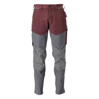 Mascot CUSTOMIZED Hose mit Knietaschen 22379-311 Bordeaux/Anthrazitgrau 76C44 235 g/m²