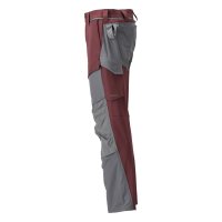 Mascot CUSTOMIZED Hose mit Knietaschen 22379-311 Bordeaux/Anthrazitgrau 76C44 235 g/m²