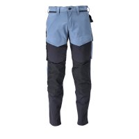 Mascot CUSTOMIZED Hose mit Knietaschen 22379-311 Steinblau/Schwarzblau 76C44 235 g/m²