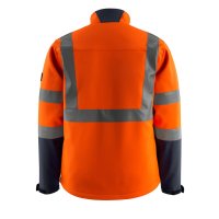 Mascot SAFE LIGHT Softshell Jacke 15902-253 Orange/Schwarzblau 2XL 280 g/m²