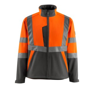 Mascot SAFE LIGHT Softshell Jacke 15902-253 Orange/Dunkelanthrazit 2XL 280 g/m²