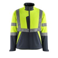 Mascot SAFE LIGHT Softshell Jacke 15902-253 Gelb/Schwarzblau 2XL 280 g/m²