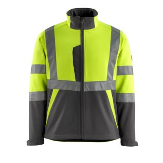 Mascot SAFE LIGHT Softshell Jacke 15902-253 Gelb/Dunkelanthrazit 2XL 280 g/m²