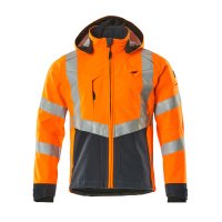 Mascot SAFE SUPREME Softshell Jacke 15502-246 Orange/Schwarzblau 2XL 360 g/m²