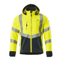 Mascot SAFE SUPREME Softshell Jacke 15502-246 Gelb/Schwarzblau 2XL 360 g/m²