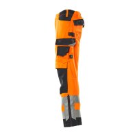 Mascot SAFE SUPREME Hose mit Knietaschen 15579-860 Orange/Schwarzblau 76C46 290 g/m²