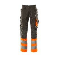 Mascot SAFE SUPREME Hose mit Knietaschen 15679-860 Dunkelanthrazit/Orange 76C46 290 g/m²