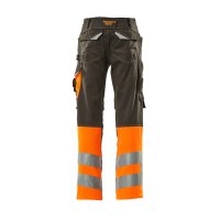 Mascot SAFE SUPREME Hose mit Knietaschen 15679-860 Dunkelanthrazit/Orange 76C46 290 g/m²