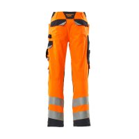 Mascot SAFE SUPREME Hose mit Knietaschen 20879-236 Orange/Schwarzblau 76C46 215 g/m²