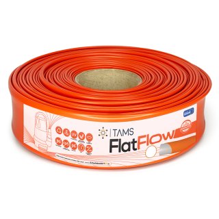 TAMS® Flat Flow Flachschlauch orange