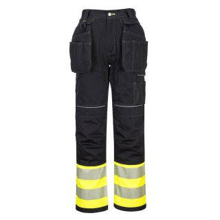 Portwest PW3 Warnschutz- Bundhose mit Holstertaschen Klasse 1