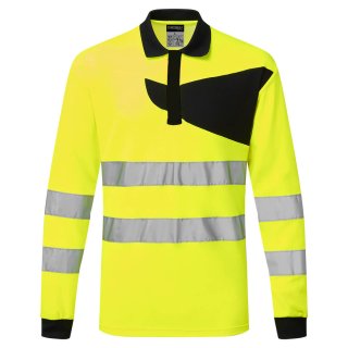 Portwest PW2 Warnschutz Polo Shirt langarm