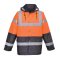 Portwest Warnschutz Kontrast Winter Verkehrsjacke Orange 4XL