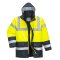 Portwest Warnschutz Kontrast Winter Verkehrsjacke Gelb 4XL