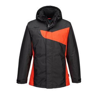 Portwest PW2 Winterjacke Schwarz/Rot L