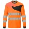 Portwest PW 2 Warnschutz T-Shirt langarm Orange/Schwarz 4XL