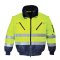 Portwest PJ50 Warnschutz 3-in-1 Kontrast Pilotjacke Gelb/Blau L