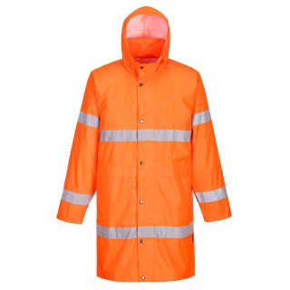 Portwest Warnschutzregenmantel Orange 4XL