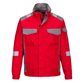 Portwest Bizflame Ultra zweifarbige Jacke Rot L