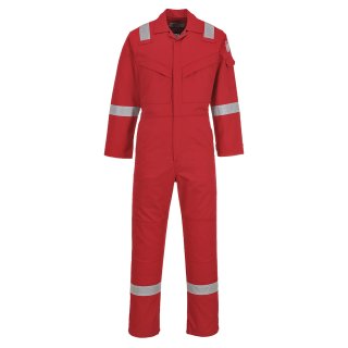 Portwest Aberdeen, flammhemmender Overall Rot 36