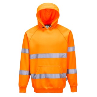 Portwest Warnschutz Kapuzen- Sweatshirt Orange 4XL