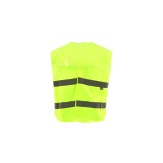 SARA Workwear Warnschutz Weste mit ID-Einsatz "DROGOWIEC" 125 g/m² aus Polyester