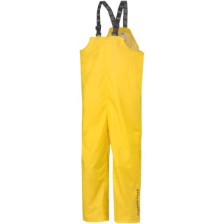 helly hansen wasserdichte latzhose mandal in gelb