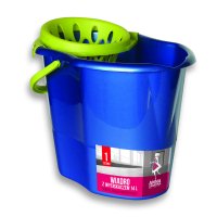 Premium Mop-Eimer mit Auswringer Blau 14L