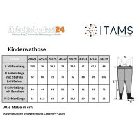 TAMS® Kinderwathose Pink 26/27