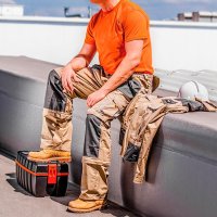 Profi Arbeitslatzhose 6 in 1 mit abnehmbaren Hosenbeinen (neo) XXL