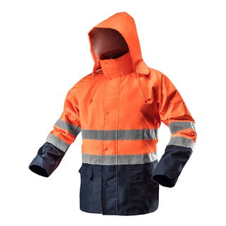 Warnschutz Regenjacke EN ISO 20471 orange XXL