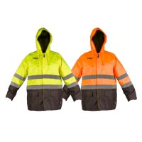 Warnschutz Regenjacke EN ISO 20471 orange XXL