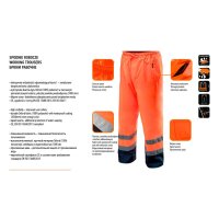 Warnschutz Regenhose EN ISO 20471 orange M