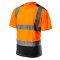 Warnschutz T-Shirt Kurzarm in zwei Farben orange XL