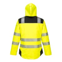 Portwest Warnschutz-Regenjacke mit Kapuze orange XXXXL