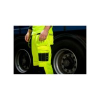 Portwest Innovative Warnschutzhose mit Knieschoner, UPF 50+ PW3 gelb 48