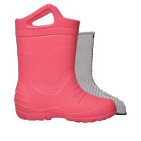 kinder gummistiefel, rosa, reiflöcher, innenleben...