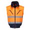 Portwest 4 in 1 Warnschutz Winter Pilotenjacke Orange L