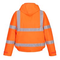 warnschutzjacke von portwest pilotenjacke ansicht hinten