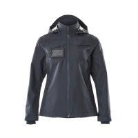 damen hardshelljacke in schwarzblau