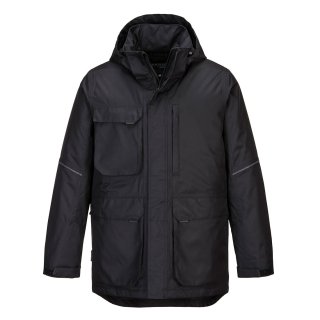 portwest wasserabweisender winterparka mit 10 taschen vordere ansicht