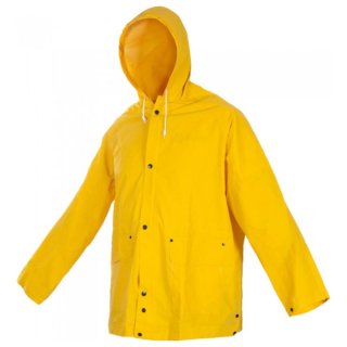 regenjacke aus pvc mit taschen