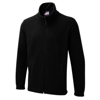 Unisex Fleecejacke 280 g/m² Antipilling schwarz 3XL