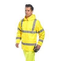 Portwest Warnschutz Regenjacke für Herren H440 Gelb 5XL